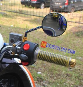 Modifikasi motor Honda Scoopy 2016 Sukabumi tema Thailook Style : Stang - Disuport Aseso