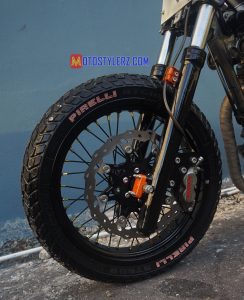 Modifikasi Honda Tiger : Kaki Dpn-Dimachoin Sok Byson