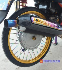 Modifikasi Yamaha Mio : Roda Blk-Langsing Style