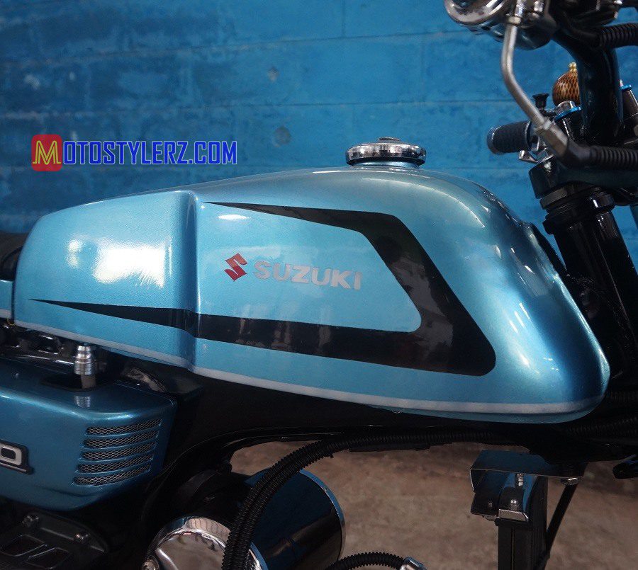 Modifikasi Suzuki a1000 : Tangki-Ditimpa Warna Elegant