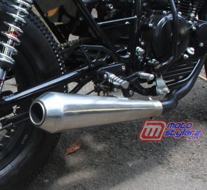 Gambar Modifikasi Motor Yamaha Scorpio 2005 Bandung : Custom Muffler-Ready Nge Blar Bro