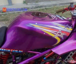 Modifikasi Kawasaki Ninja 2012 : Fuelltank-Bertato Grafis
