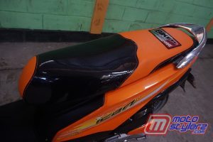 modifikasi motor honda beat fi 2014 gaya baby look style : Jok-Trend X-Ride