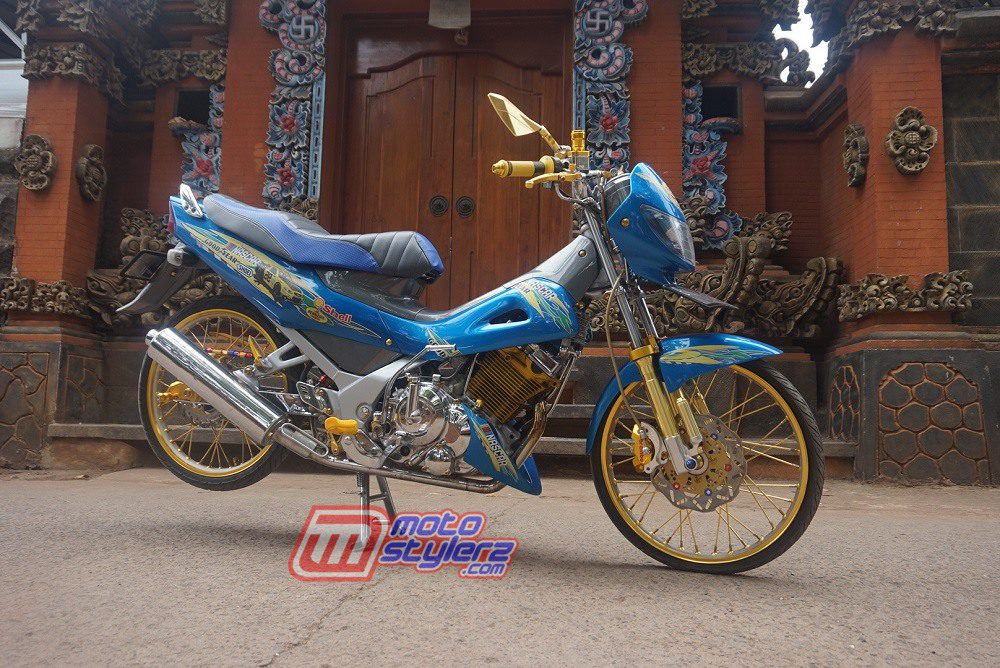 modifikasi motor suzuki rider 2003 Bekasi : Modifikasi Rider-Gaul Harian