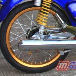 modifikasi motor honda c100 2002 Bekasi : Pelek-Warna Gold Lebih Nyentrik