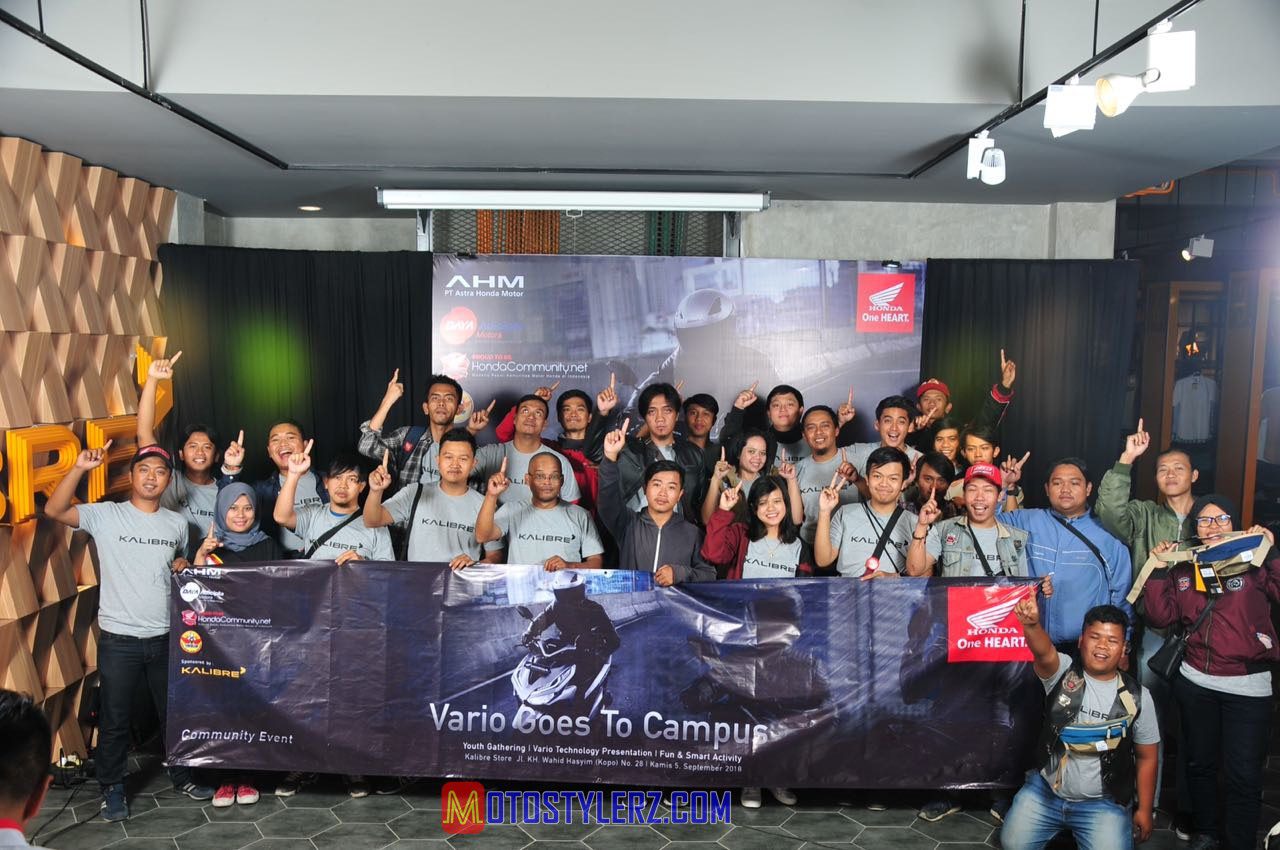 Vario Goes To Campus-Diikuti Mahasiswa & Bikers Honda