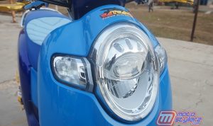 modifikasi honda scoopy 2017 majalaya Bandung : Bodi Dpn-Biru Muda Lebih Memikat