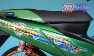 modifikasi supra x125 2010 Bogor tema Thailook : Custom Sticker-Bertema Wave i