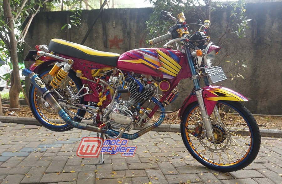 Modifikasi GL125-Repro Ajib Berpakem Fashion