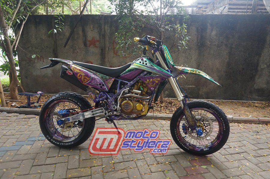 Modifikasi KLX-Total Modif Berjubah Brush