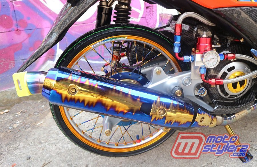Muffler KOU-Harmonis Bareng Tanebg 2 Tone