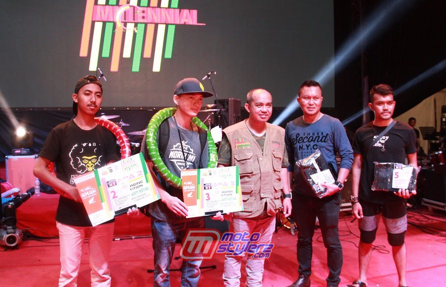 Walikota Pangkalpinang Drs.Maulan Aklil Bareng Jawara Motocontez