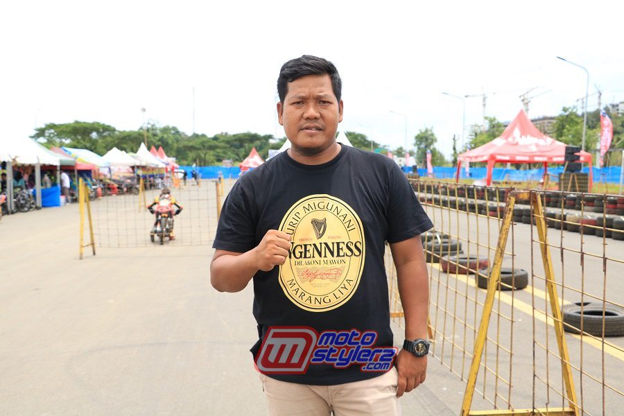 Dudih Anune-Wakil Penyelenggara Kejurda Drag Bike IMI Jabar