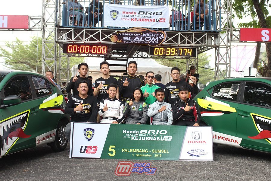 U23 Top Ten-Turut Serukan Kesakralan Night Slalom Palembang