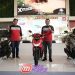 General Manager Technical Service DAM Denny Budiman, General Manager Motorcycle Sales, Marketing, & Logistic DAM Lerri Gunawan (tengah), General Manager Honda Customer Care Center (HC3) DAM Fenny Hasibuan memperkenalkan All New Honda BeAT Series di Summarecon Mall Bekasi