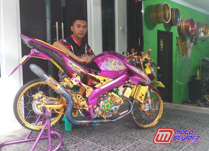 Bareng Maskot Vixion-Jadi Bukti Eksistensi Doi Kancah Modifikasi Tanah Air