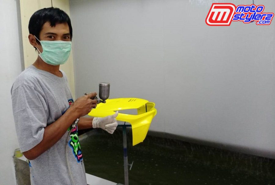 Dilengkapi Ruangan Custom Spray Booth-Hasil Kian Yahud