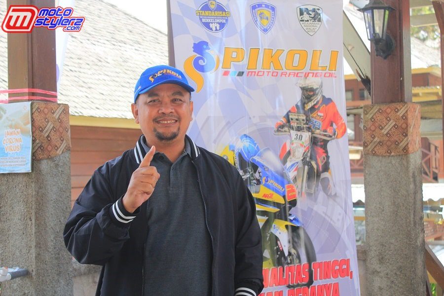 H. Supriyono (Direktur Marketing PT. Abadi Kokoh Insani selaku produsen Pikoli Oil)-Kegiatan Ini Menjadi Bukti Pikoli Selalu Peduli Kegiatan Otomotif Anak Negeri