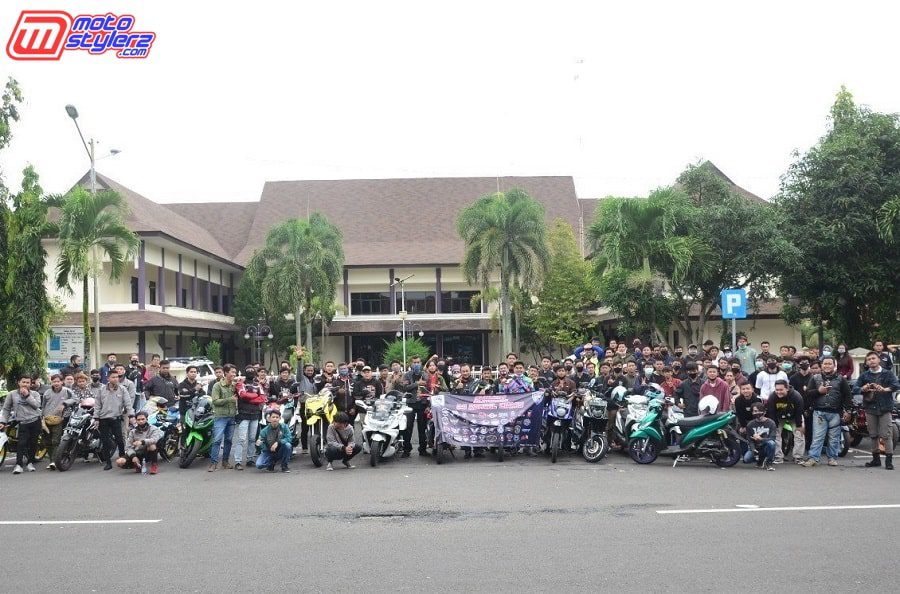 150 Bikers Dari 40 Club Motor Se Ciamis Sukseskan Program Baksos IMI Korwil Ciamis