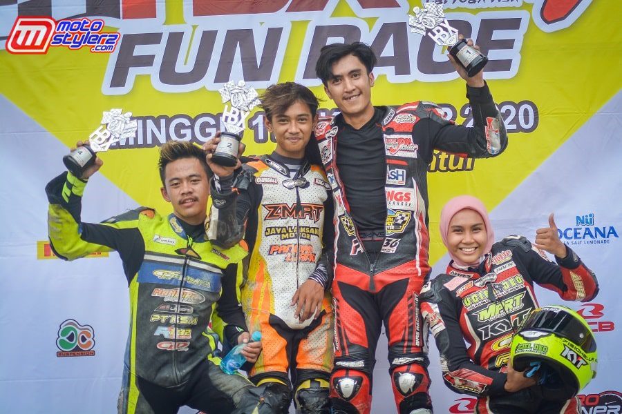 Abdul Aziz Mengulang Sukses di Kelas Matik 130cc Std Pemula