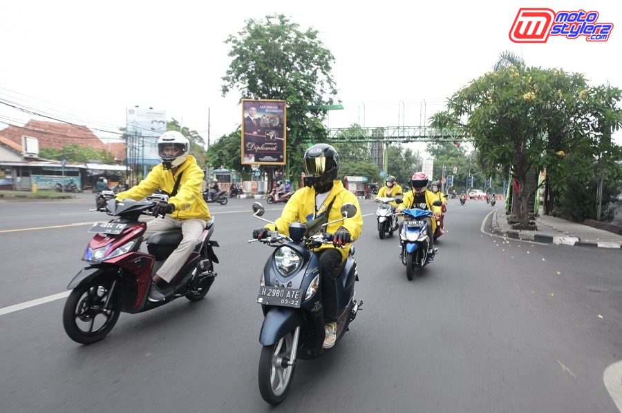 Melewati Jalan Protokol Semarang-Jadi Awal Riding Seru Peserta