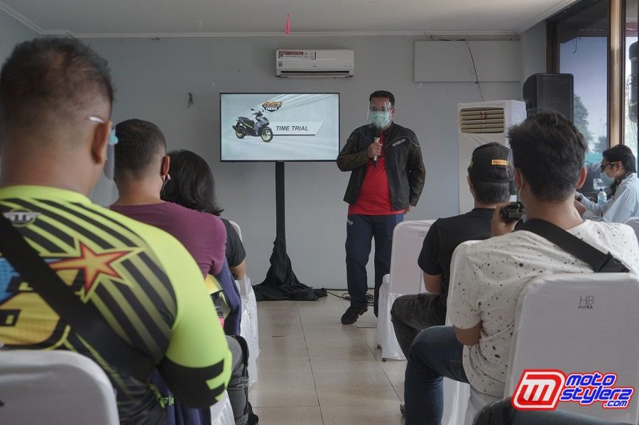 Peserta Mendapatkan Detail Fitur Baru & Modern All New Aerox 155 Connected