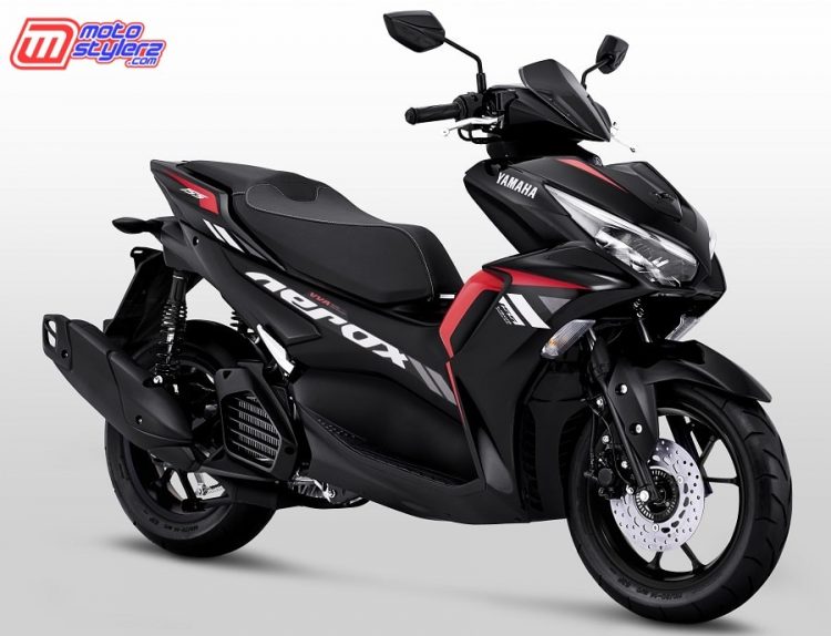 All New Aerox 155 Connected-Std Black Red Siap Memanjakan Konsumen