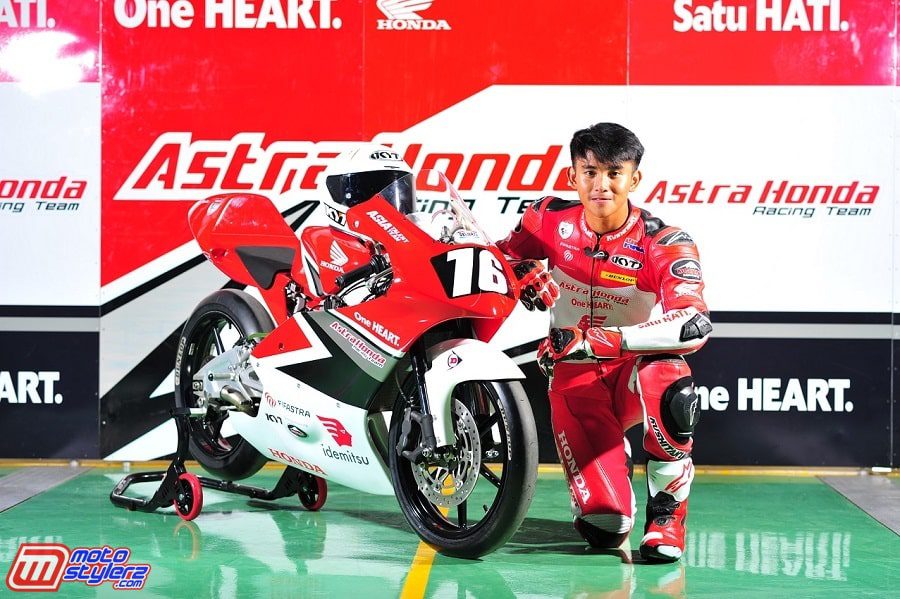 Mario Suryo Aji Akan Berlaga CEV Moto3 Junior World Championship 2021.