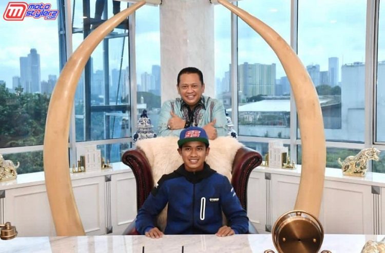 Bambang Soesatyo (Ketua MPR RI) Saat Menerima Kunjungan Galang Hendra Pratama
