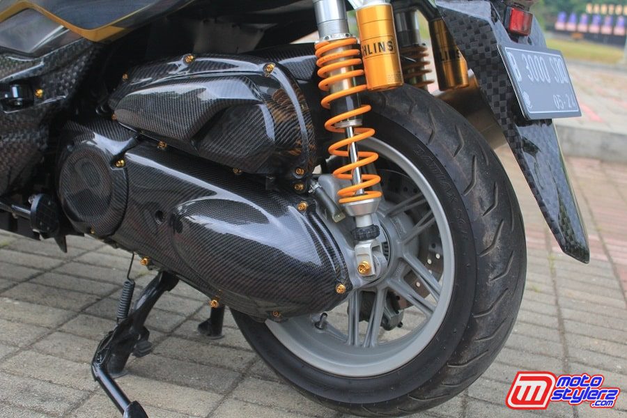 CVT-Full Upgrade Malossi, Suspensinya Comot Ohlins
