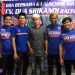 Rahmat (Manager), Damar (Pembalap), Dian (Management CV Dua Srikandi), Gogon (Mekanik) & Reynaldi (Pembalap)-Siap Bertarung Di Musim Balap 2021.