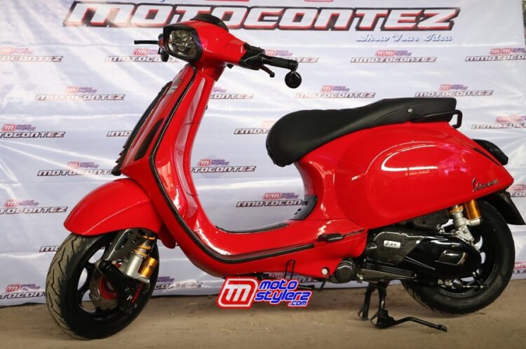 Vespa Sprint Modif Fashion Style by Cang Karbon & Painting