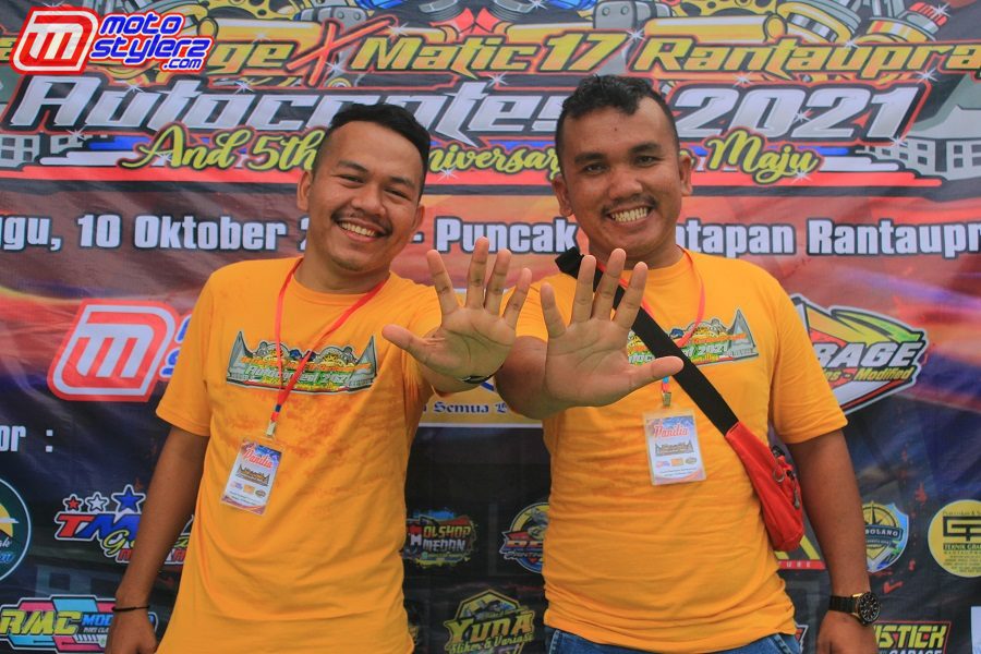 Riban Ritonga (Sekjen Matic 17 Rantauprapat) Ditemani Wanly Simarmata (Panasehat Matic 17 Rantauprapat)