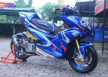 Aerox Custom MotoGP Style by Platinum Motor