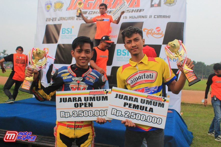 Robby Rizaldi (Juara Umum Open) & Irfan Akbar (Juara Umum Pemula)-Mantab Jagabaya Championship