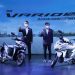 Peluncuran New Honda Vario 125 Bersama Marketing Director AHM (Thomas Wijaya), President Director AHM (Keiichi Yasuda), Executive Vice President Director AHM (Johannes Loman) dan Marketing Director AHM (Tetsuya Komine)