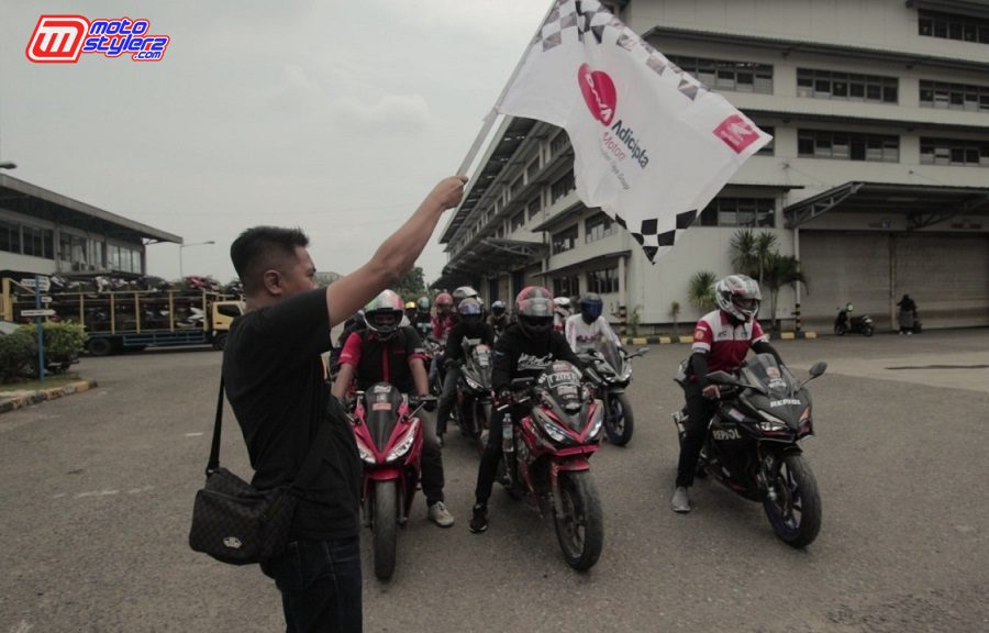 Diawali CIty Rolling Bareng Member Ikatan Motor Honda Karawang