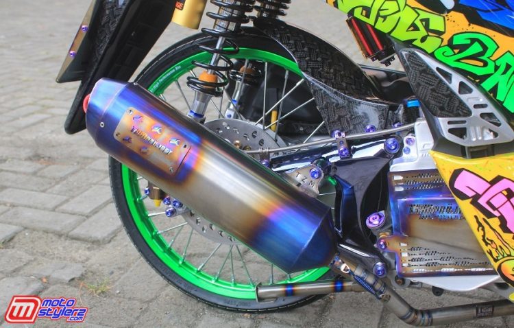 PCX Thailand Style by JBM Modified Terlihat Special Saat Mengandalkan TZM Project Titanium