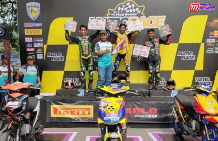 Robby Rizaldi (Pembalap YM Racing Mendominasi 4 Kelas Matic Open) Juga Juara Umum