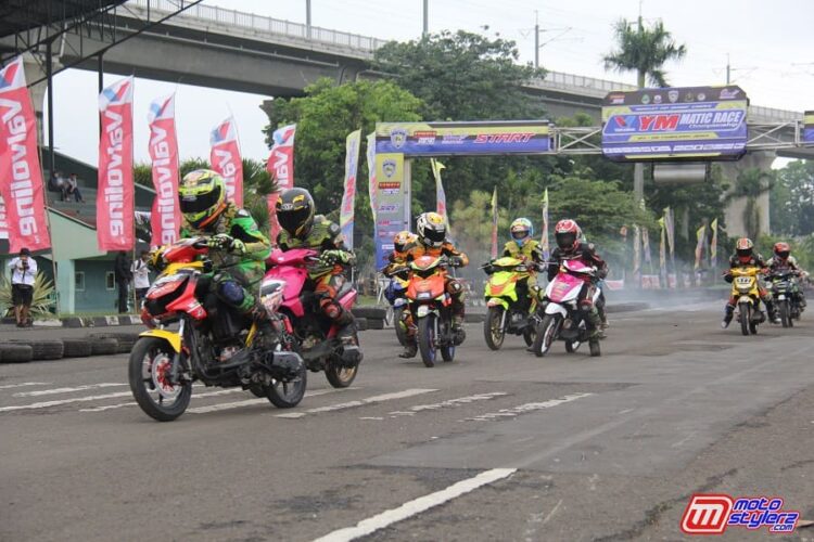 383 Stater Sukseskan Momen Perdana Valvomine YM Racing Matic Race (Ciimahi)