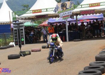 450 Lebih Stater Buktikan Kesuksesan Seri Perdana Drag Bike Java Sunmori (11-12 Maret 2022) di Sirkuit NP Stadion Si Jalak Harupat, Kab Bandung