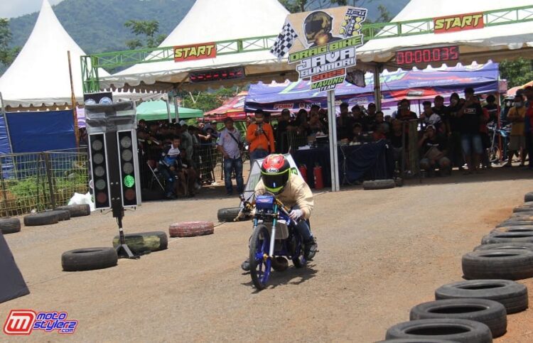 450 Lebih Stater Buktikan Kesuksesan Seri Perdana Drag Bike Java Sunmori (11-12 Maret 2022) di Sirkuit NP Stadion Si Jalak Harupat, Kab Bandung