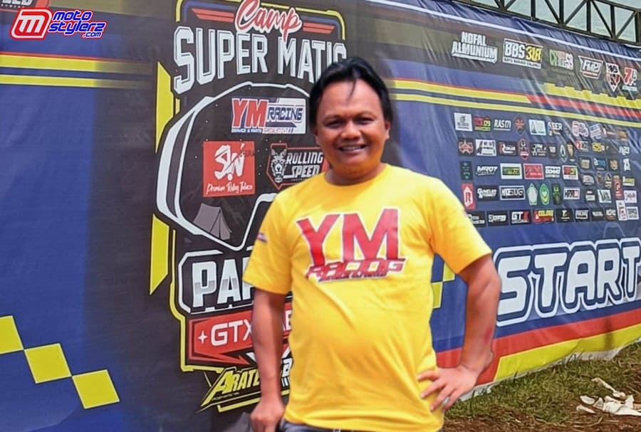 Yodi Rustandi-Dukung Nyata Balap Matic Grasstrack Indonesia