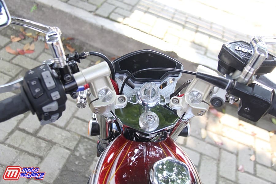 Stang Yamaha Champ Dilengkapi Switch CRF & Master Rem Ducati