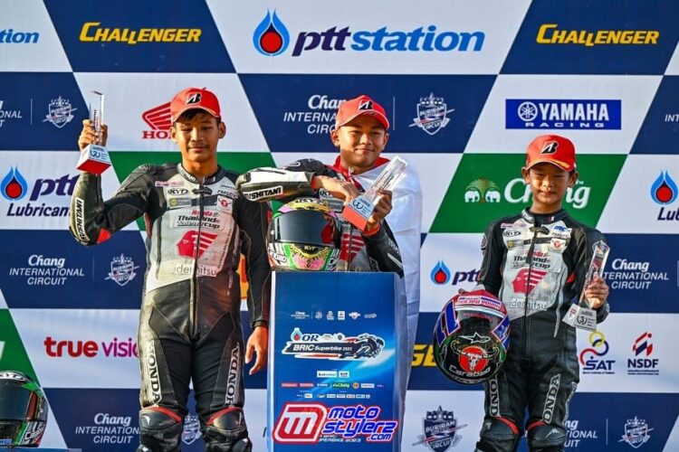 Decksa Almer Sukses Double Podium Thailand Talent Cup 2023