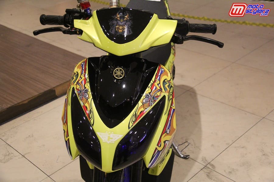 Smoke Headlamp-Kesannya Lebih Angker Usaai Proses Repaint Body