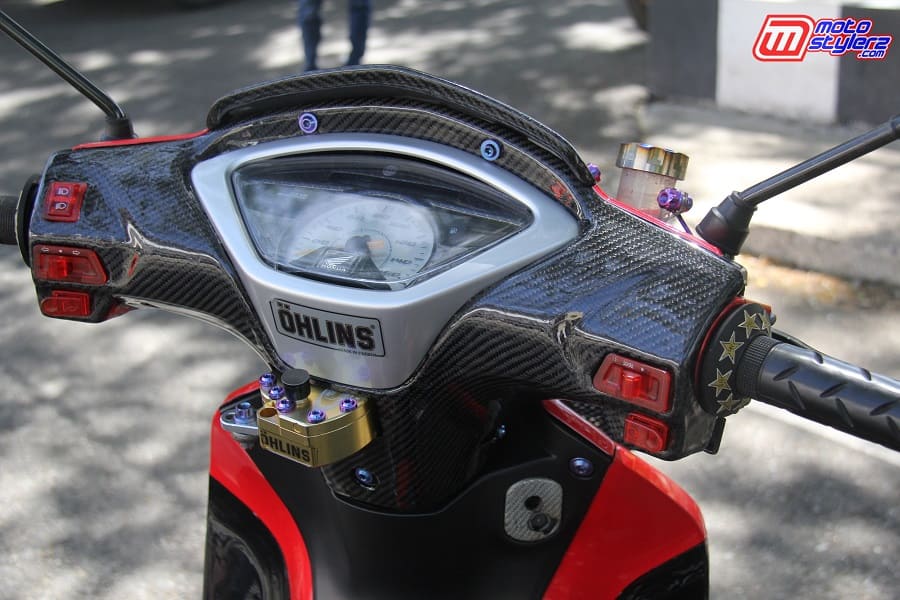 Area Spidometer-Keren Ber Trend Carbon Forged