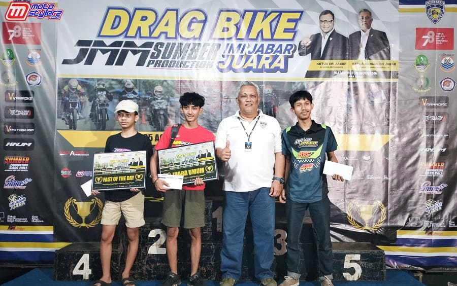 Bersama Asep Robot (JU Open), Ade Doweh (Fastest Of The Day), juga Fahmi Babaww (Waktu Tercepat)