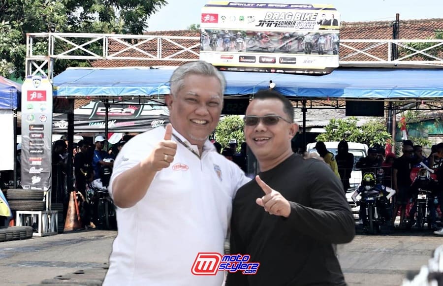 H. Martin Hardjawinata (Ketua Harian Pengprov IMI ) Jabar & Sumber Agung Rizki (Owner Sumber Production)