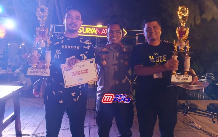 Iptu Ojak Sitanggang, SH (Kapolsek Jambi Luar Kota Bersama Peraih The Best Of Show Non Pro & The Best Of Show Pro